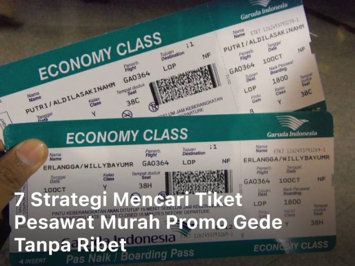 Tips Mencari Tiket Pesawat Murah