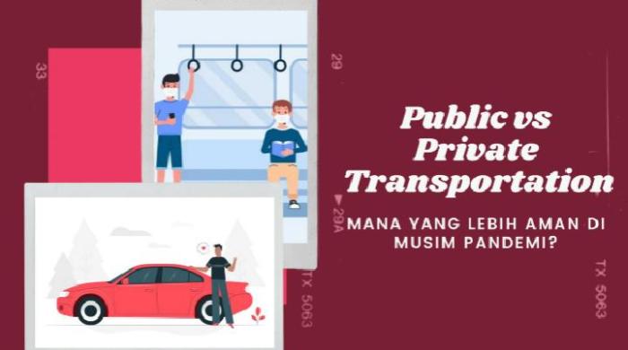Perbandingan Transportasi Publik dan Pribadi