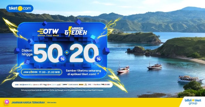 Info Perubahan Harga Tiket Wisata Nasional